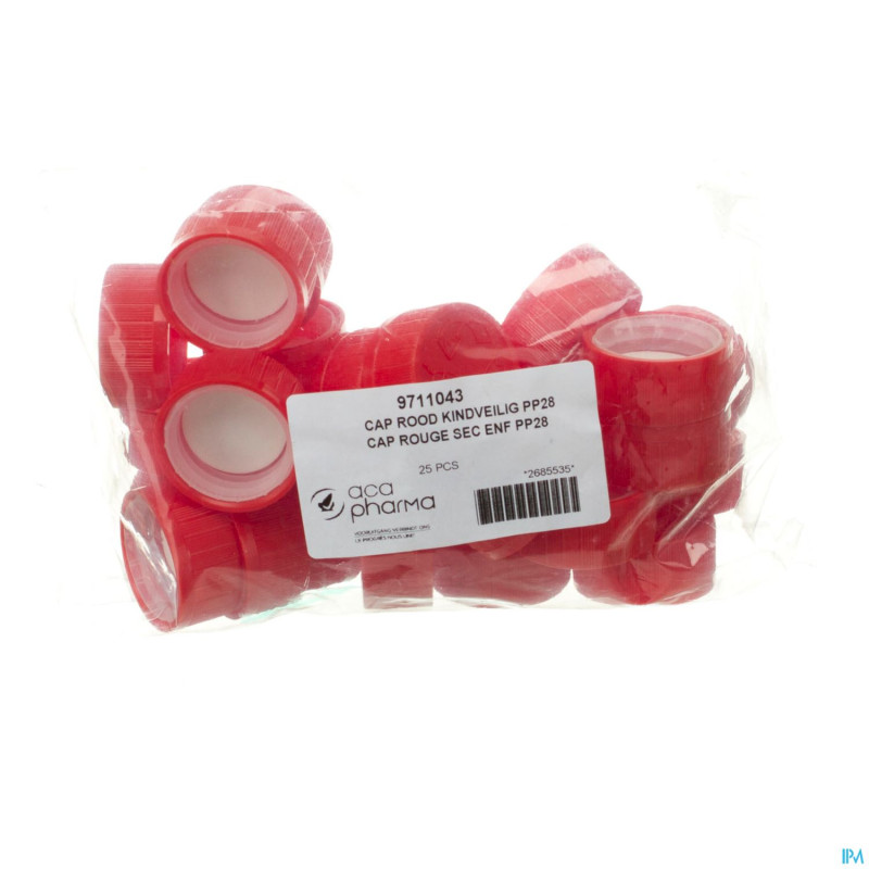 Capsule securite enfant rouge pp28 25 aca