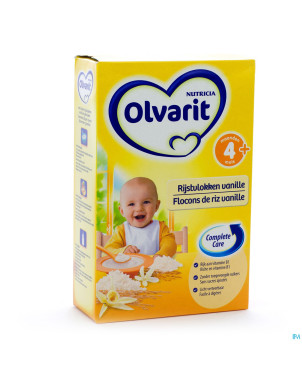 Olvarit flocons de riz vanille nf 225g