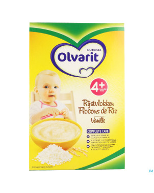 Olvarit flocons de riz vanille nf 225g