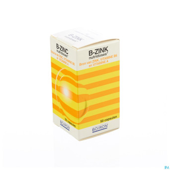 B-zinc nutridoses    caps  50 boiron