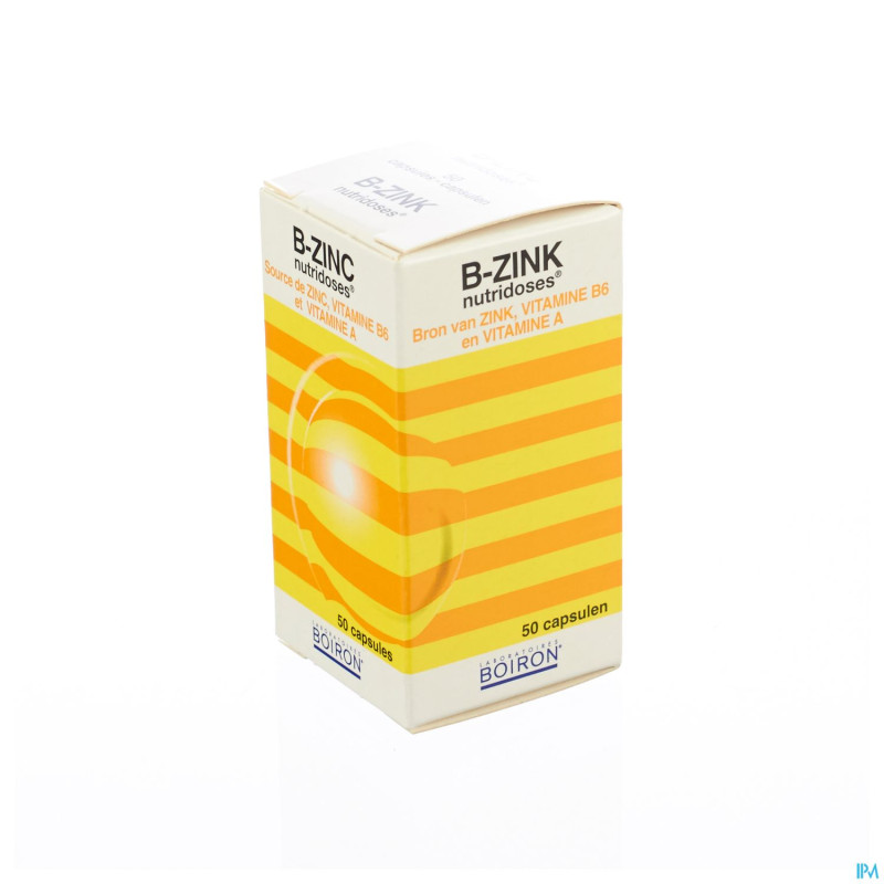 B-zinc nutridoses    caps  50 boiron