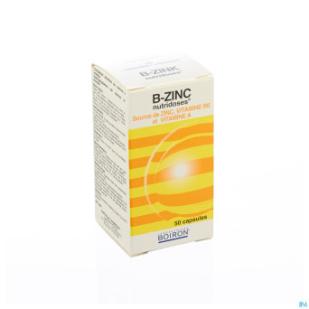 B-zinc nutridoses    caps  50 boiron