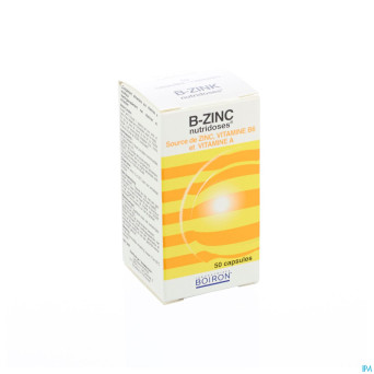 B-zinc nutridoses    caps  50 boiron