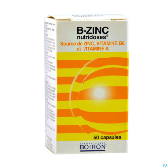 B-zinc nutridoses    caps  50 boiron