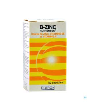 B-zinc nutridoses    caps  50 boiron