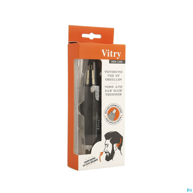 Vitry tondeuse poils nez a piles 1043pil