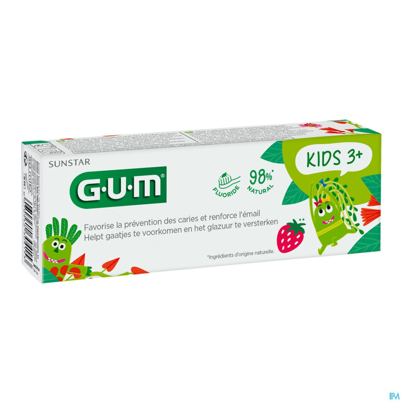 Gum kids dentifrice    50ml 3000