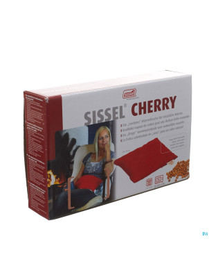 Sissel cherry coussin noyaux cerise 20x40cm rouge