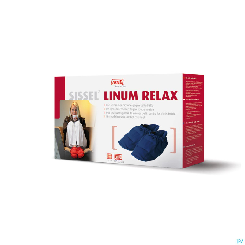 Sissel linum relax chausson conf.graines lin bleu