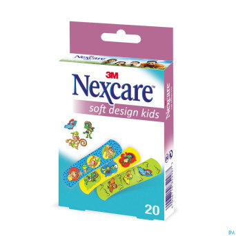 Nexcare 3m soft design kids assort.20