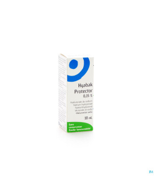 Hyabak protector 0,15% collyre 1x10ml cfr 3010253