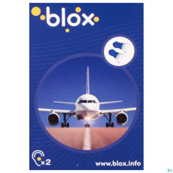 Blox avion 1 paire protection auditive a/pression
