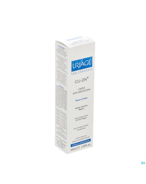 Uriage cu-zn+ creme a/irritations tube 40ml