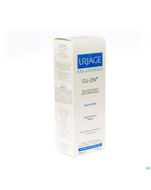 Uriage cu-zn+ gel nettoyant a/irritations 200ml