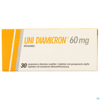 Uni diamicron comp  30 x 60 mg