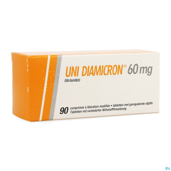 Uni diamicron comp  90 x 60 mg