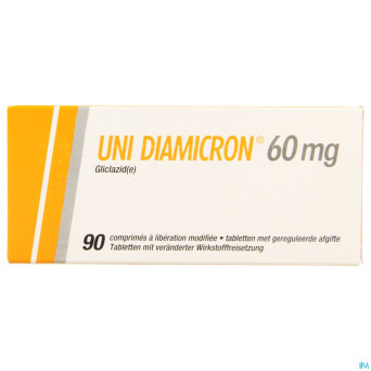 Uni diamicron comp  90 x 60 mg