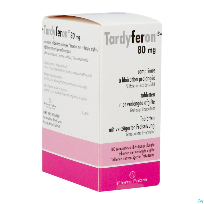 Tardyferon 80 mg    comp pell 100