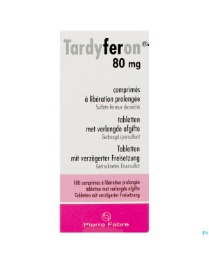 Tardyferon 80 mg    comp pell 100