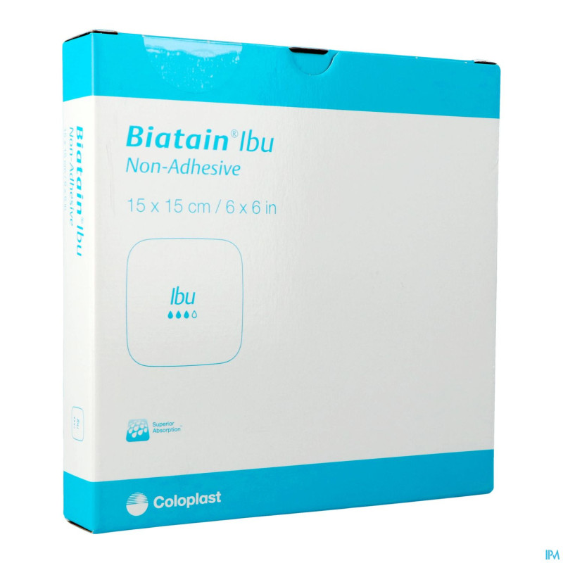 Biatain-ibu pans n/adh+ibuprof.  15x15,0  5  34115