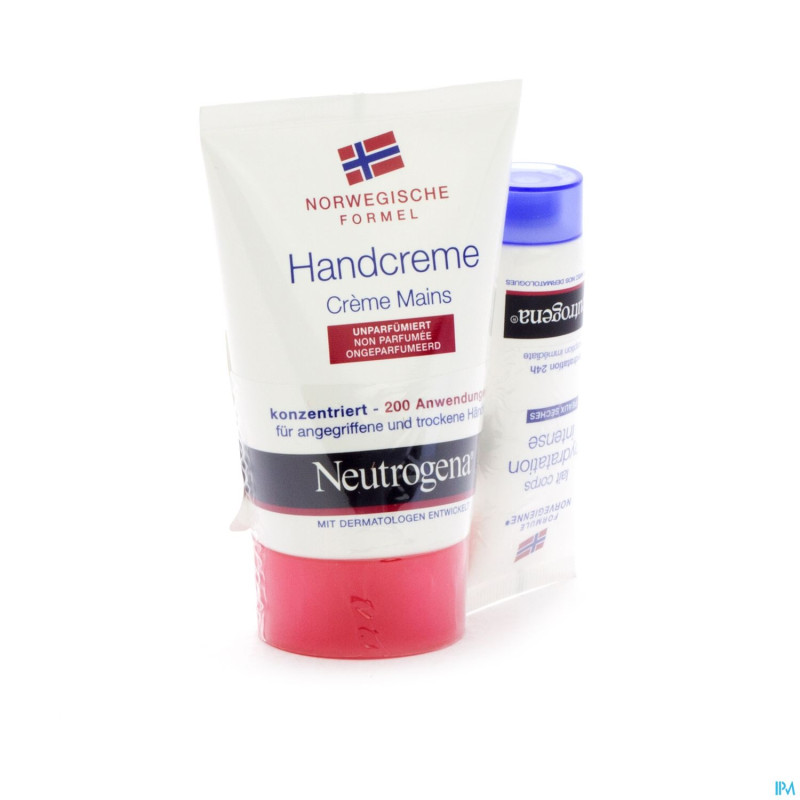 Neutrogena f/n pack cr mains n/parf + sample  50ml