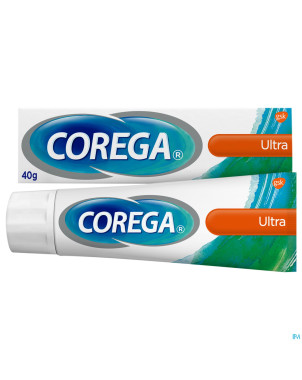 Corega ultra creme adhesive s/zinc tube 40g