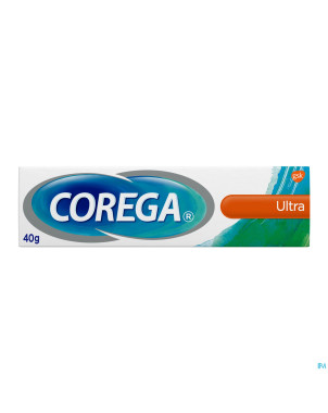 Corega ultra creme adhesive s/zinc tube 40g