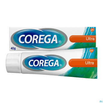 Corega ultra creme adhesive s/zinc tube 40g