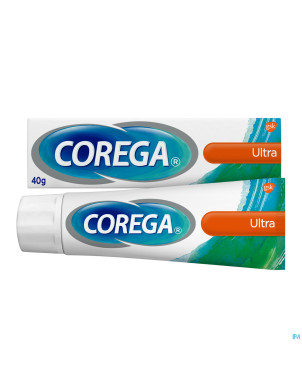 Corega ultra creme adhesive s/zinc tube 40g