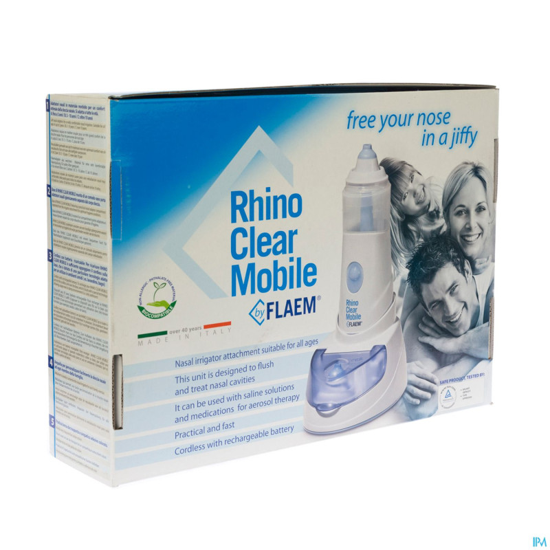 Rhino clear mobile douche nasal ad+enf