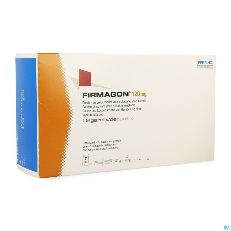 Firmagon 120 mg 2 fl inj pulv + ser inj sol