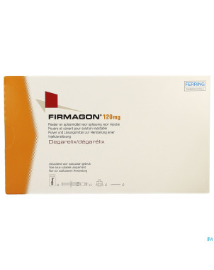 Firmagon 120 mg 2 fl inj pulv + ser inj sol