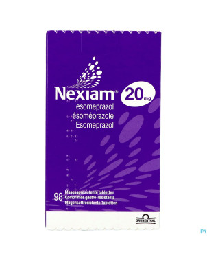 Nexiam 20 mg comp 98 x 20 mg