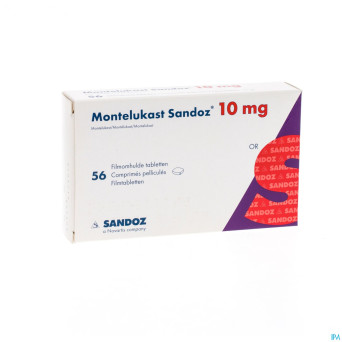 Montelukast sandoz 10 mg comp pell 56 x 10 mg