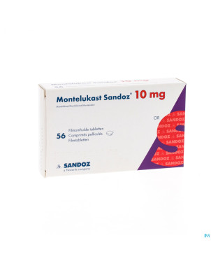 Montelukast sandoz 10 mg comp pell 56 x 10 mg