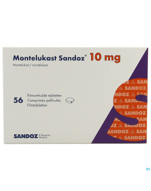 Montelukast sandoz 10 mg comp pell 56 x 10 mg