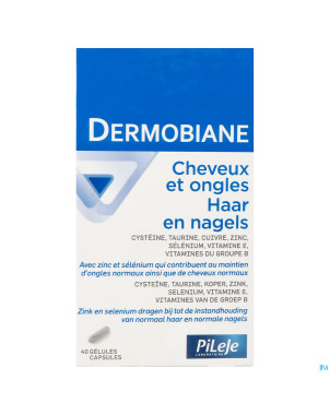 Dermobiane cheveux et ongles gel 40x605mg