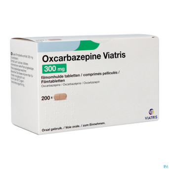 Oxcarbazepine viatris 300mg comp pell 200