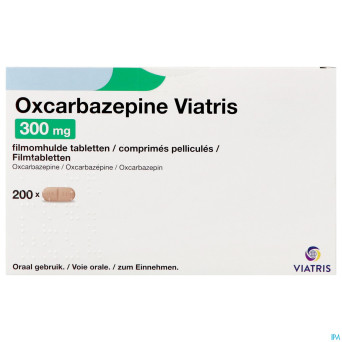 Oxcarbazepine viatris 300mg comp pell 200