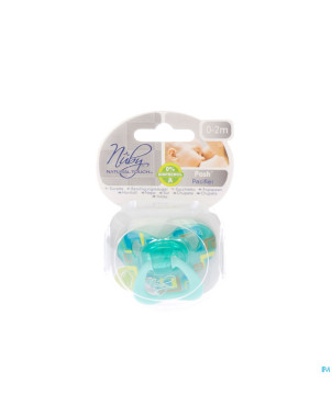 Nuby nt sucette ortho posh sil 0-2m +boite 1 67535