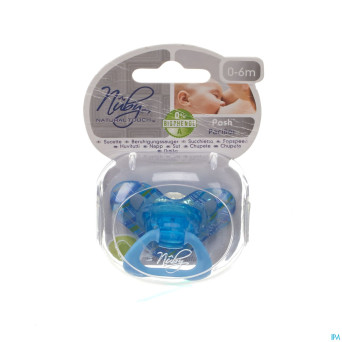 Nuby nt sucette ortho posh sil 0-6m +boite 1 67535