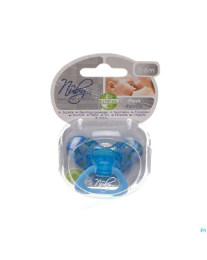Nuby nt sucette ortho posh sil 0-6m +boite 1 67535