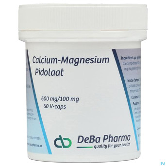 Calcium magnesium pidolate 600/100mg v-caps 60