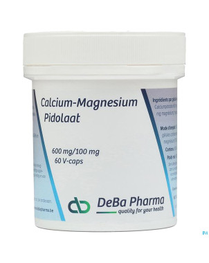 Calcium magnesium pidolate 600/100mg v-caps 60