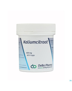 Citrate potassium 600mg   v-caps 60    deba