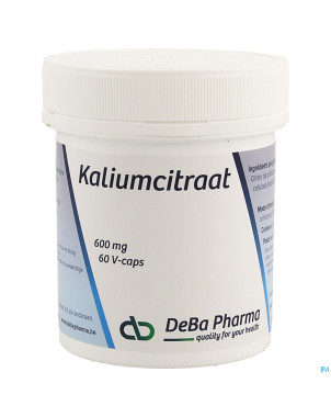 Citrate potassium 600mg   v-caps 60    deba