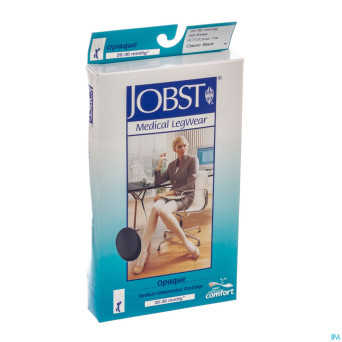 Jobst opaque 20-30 c2 genou noir fc    xl 7848823
