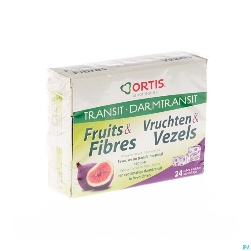 Ortis fruits & fibres    cube 1x24