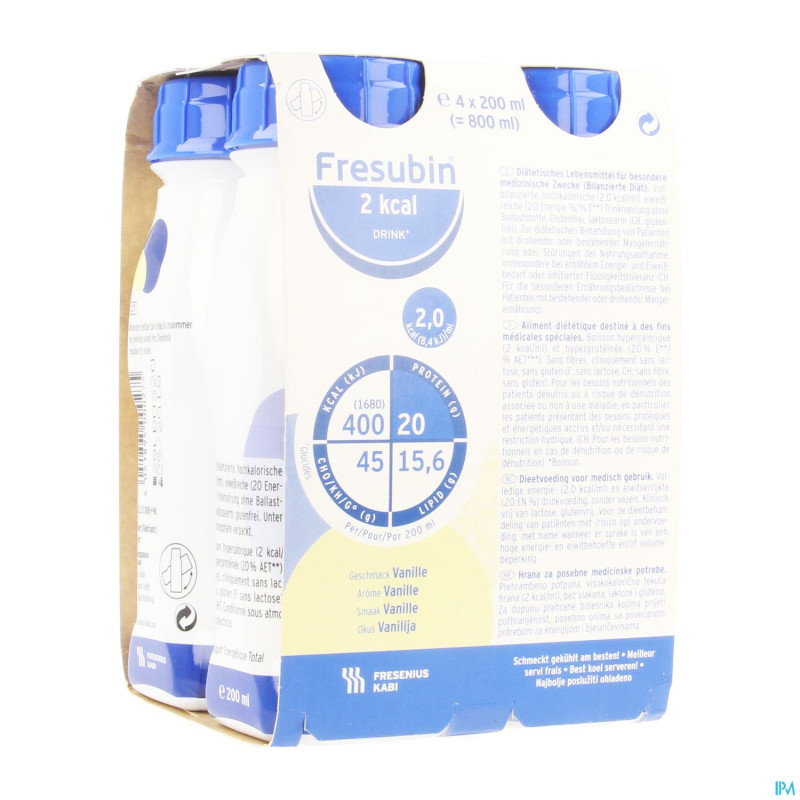 Fresubin thickened stage 2 vanille    4x200ml