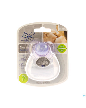 Nuby nt sucette ortho classic sil 0-2m+bte 1 67522